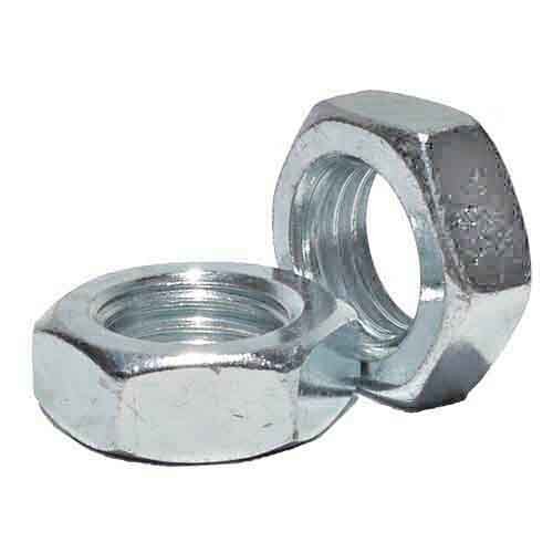 HJN516 5/16"-18 Hex Jam Nut, Low Carbon, Coarse, Zinc